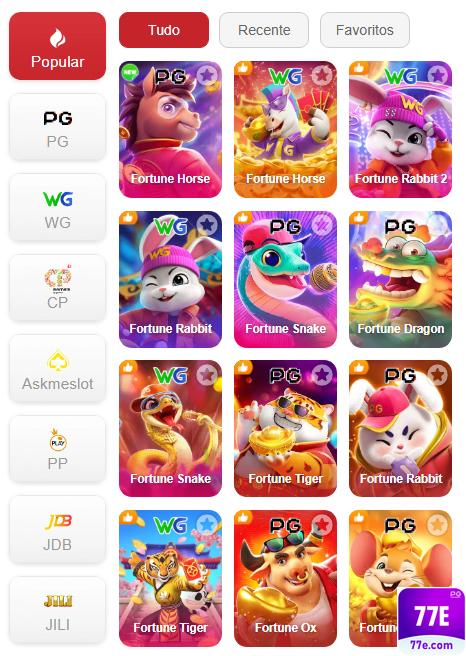 Experiência de Jogos 77e.com